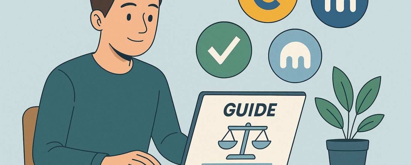 Guide crypto expliquant les principales cryptomonnaies et plateformes pour débuter sereinement