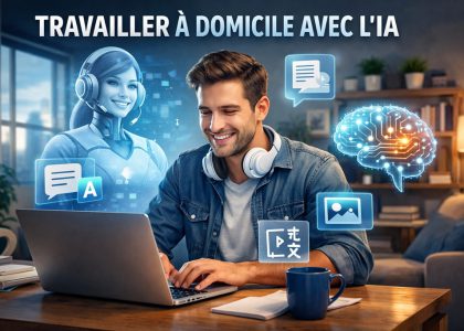 Travail à domicile avec l’intelligence artificielle et nouvelles opportunités professionnelles