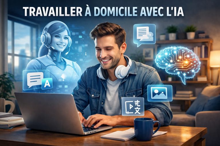 Travailler à domicile grâce à l’IA : devenir freelance plus vite en 2026
